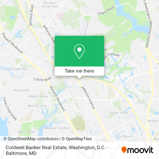 Coldwell Banker Real Estate map