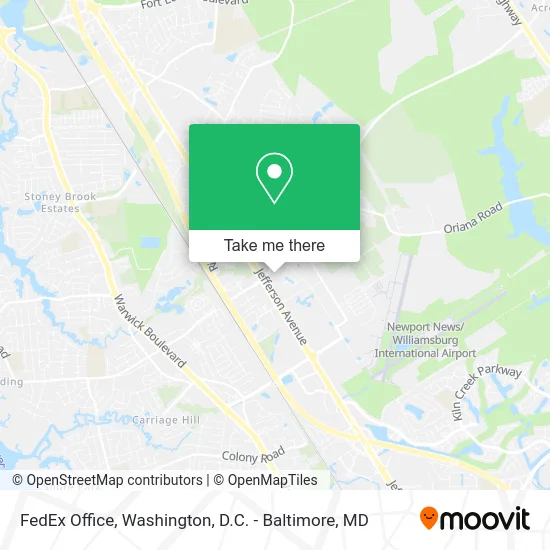 FedEx Office map
