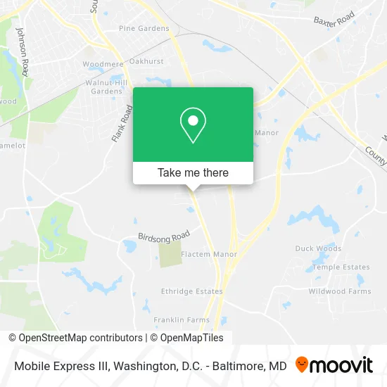 Mobile Express III map