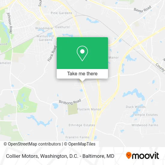Collier Motors map