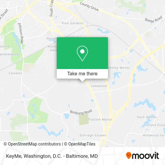 KeyMe map