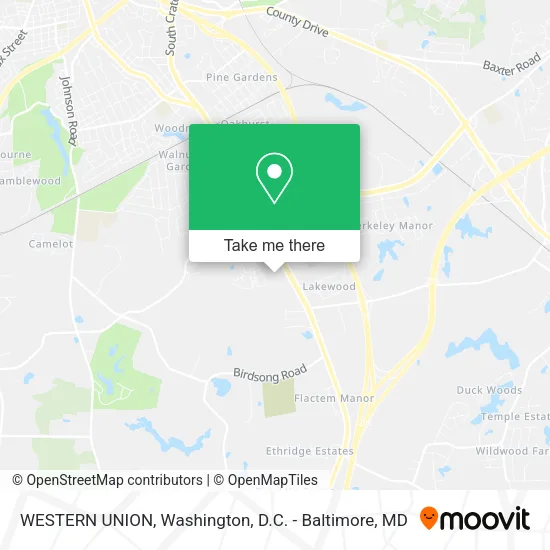 WESTERN UNION map