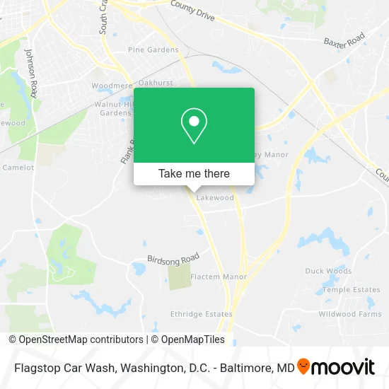 Flagstop Car Wash map