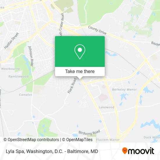 Lyla Spa map