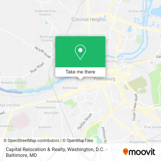 Mapa de Capital Relocation & Realty