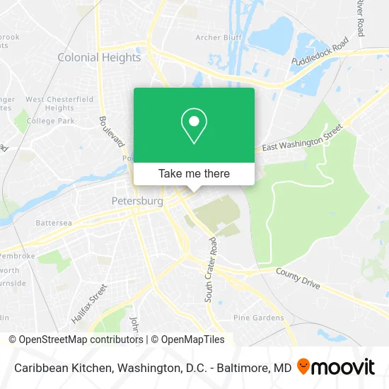 Caribbean Kitchen map