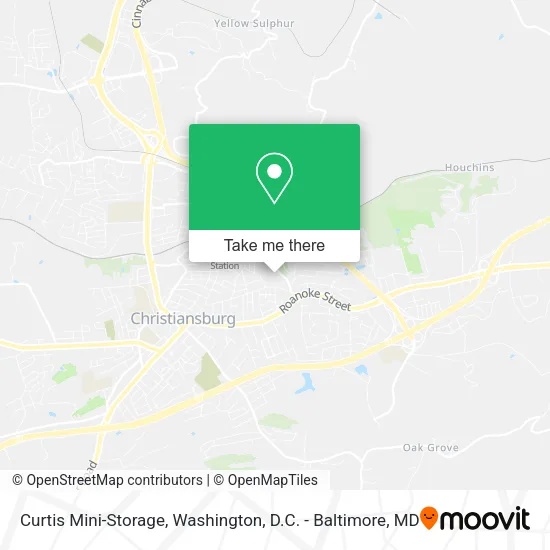 Curtis Mini-Storage map