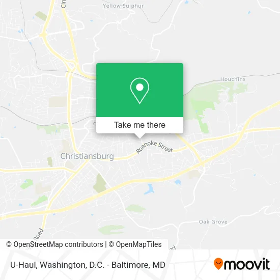 U-Haul map