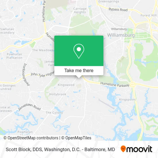 Scott Block, DDS map