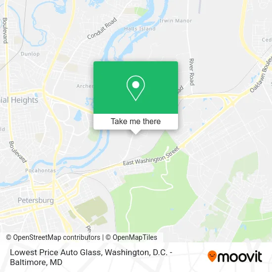 Mapa de Lowest Price Auto Glass