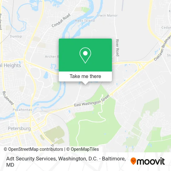 Mapa de Adt Security Services