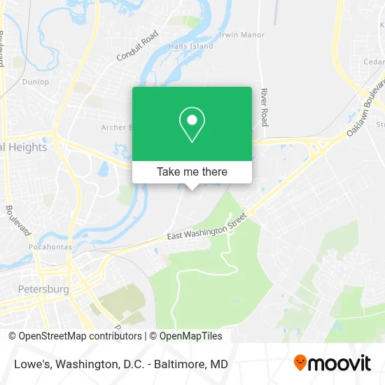 Lowe's map