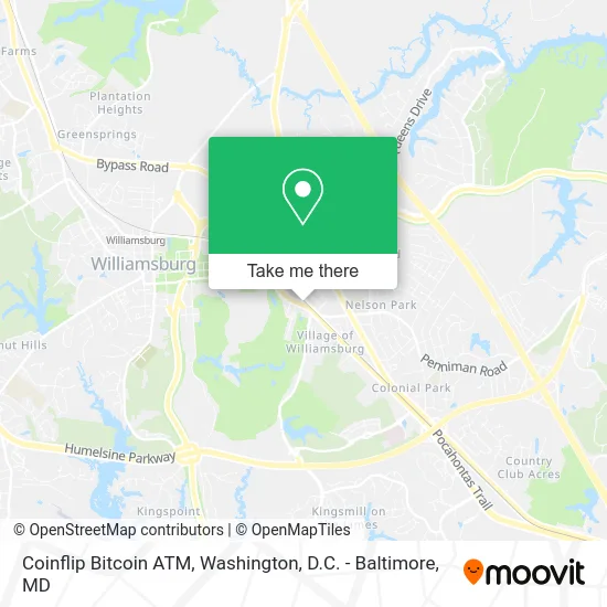 Coinflip Bitcoin ATM map