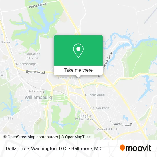 Mapa de Dollar Tree