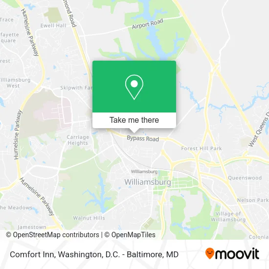 Mapa de Comfort Inn
