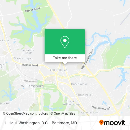 Mapa de U-Haul