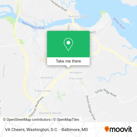 VA Cheers map