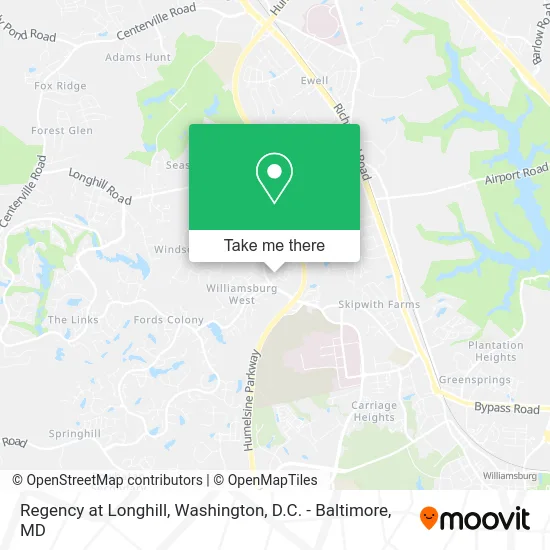 Regency at Longhill map