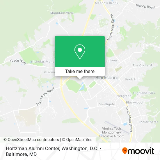 Holtzman Alumni Center map