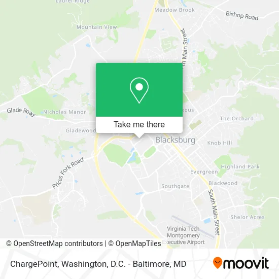 ChargePoint map