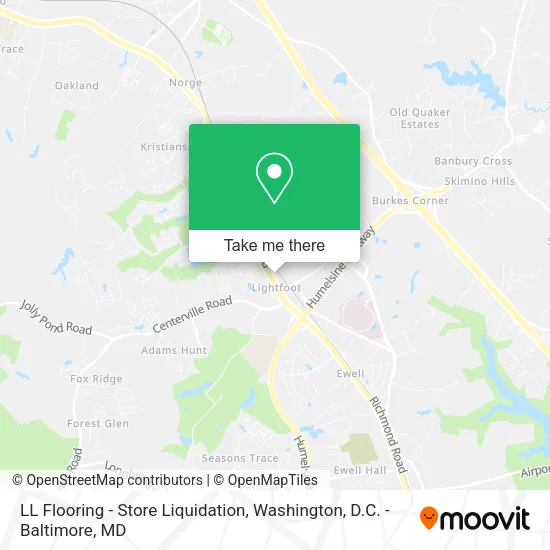 Mapa de LL Flooring - Store Liquidation