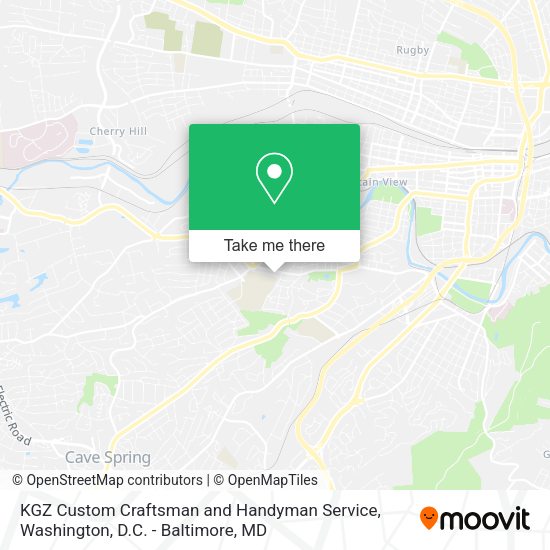 KGZ Custom Craftsman and Handyman Service map