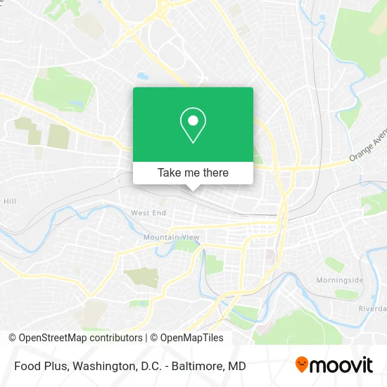Food Plus map