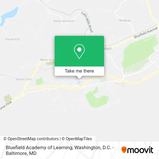Mapa de Bluefield Academy of Learning