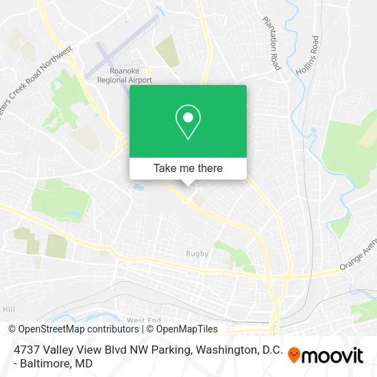 Mapa de 4737 Valley View Blvd NW Parking