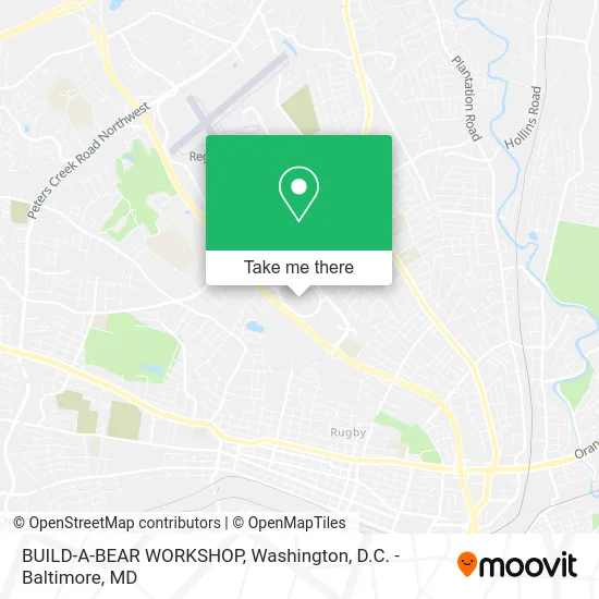 BUILD-A-BEAR WORKSHOP map