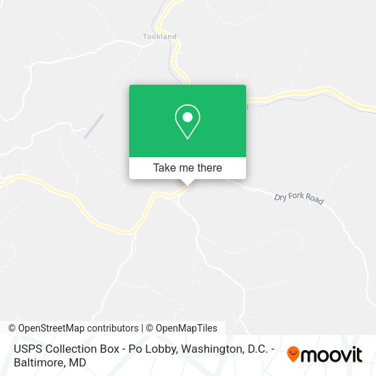 USPS Collection Box - Po Lobby map