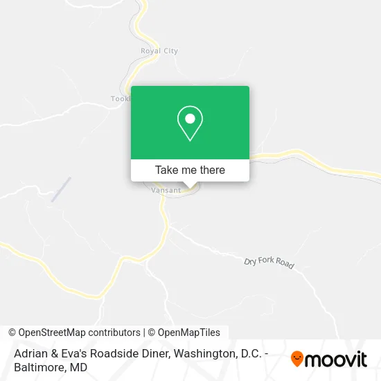 Mapa de Adrian & Eva's Roadside Diner