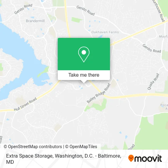 Extra Space Storage map