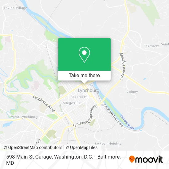 598 Main St Garage map