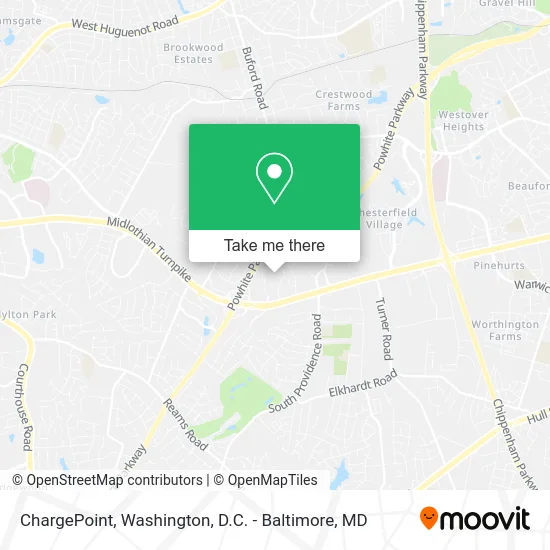 ChargePoint map