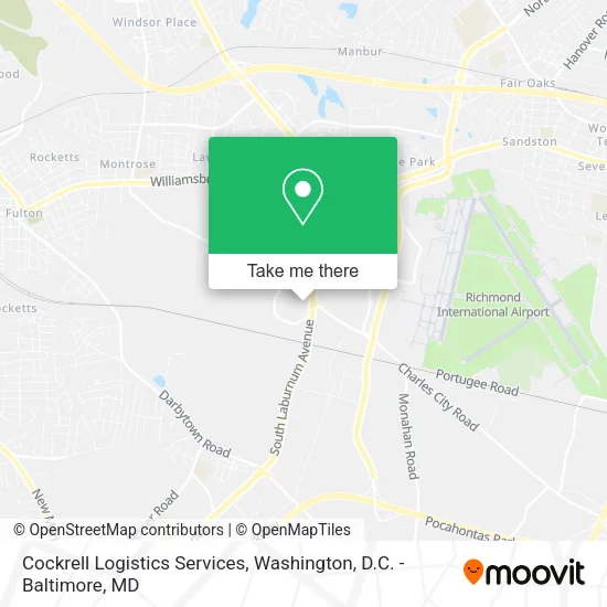 Mapa de Cockrell Logistics Services