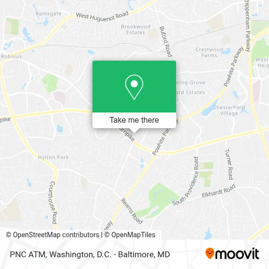 PNC ATM map