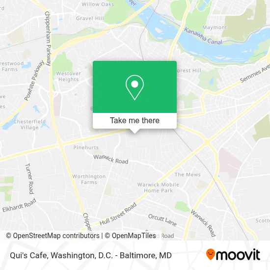 Qui's Cafe map