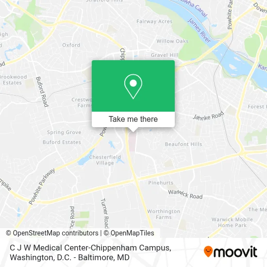 C J W Medical Center-Chippenham Campus map
