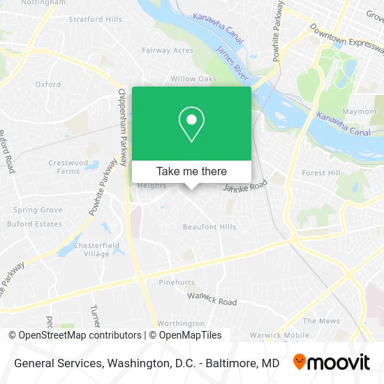 General Services map