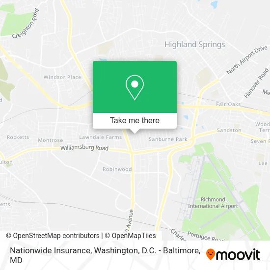 Nationwide Insurance map