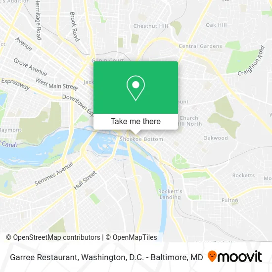 Garree Restaurant map