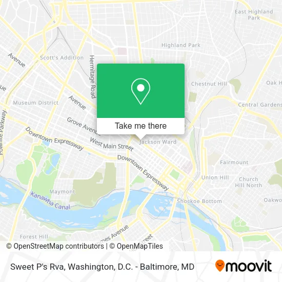 Mapa de Sweet P's Rva