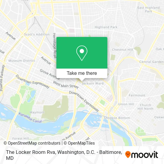 Mapa de The Locker Room Rva
