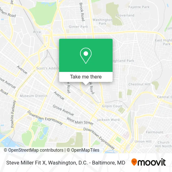 Steve Miller Fit X map