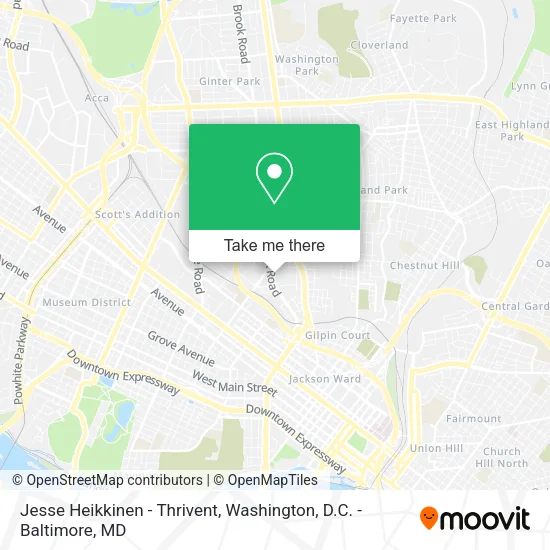 Mapa de Jesse Heikkinen - Thrivent