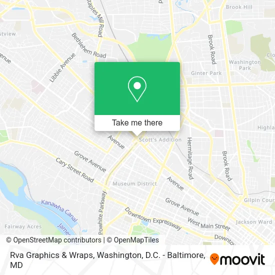 Mapa de Rva Graphics & Wraps