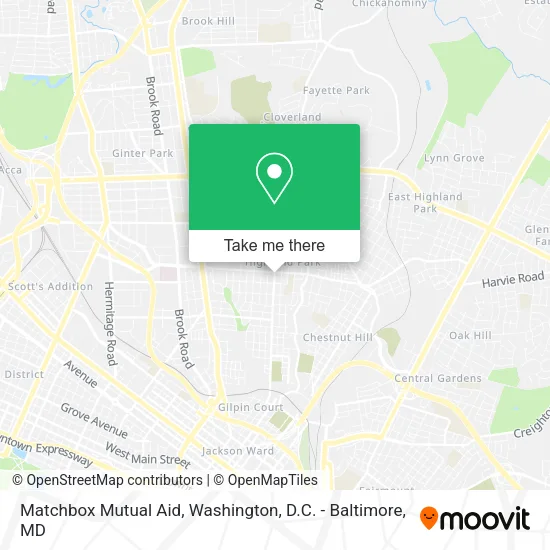 Matchbox Mutual Aid map