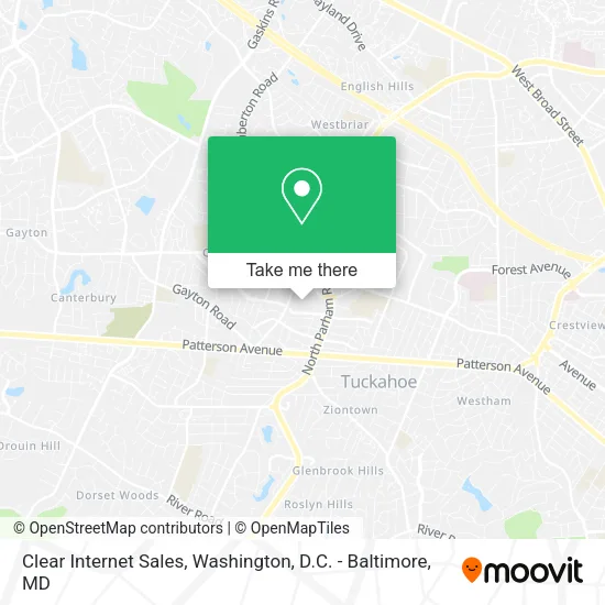 Mapa de Clear Internet Sales