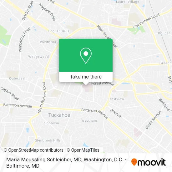 Mapa de Maria Meussling Schleicher, MD